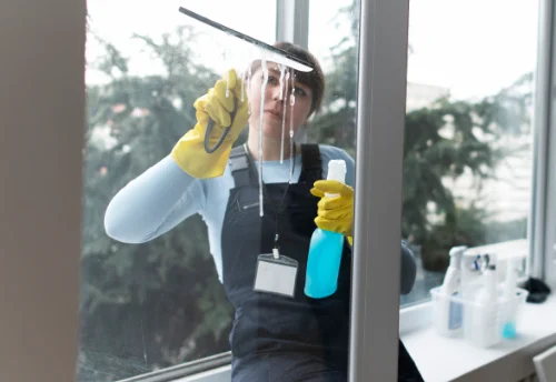 Nettoyage de vitres intérieures et extérieures à Brannay